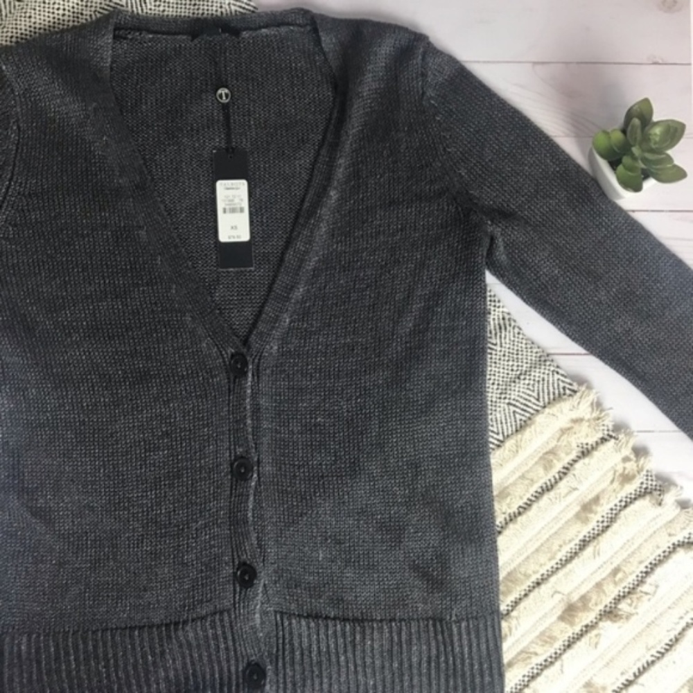 NWT Talbots Linen Cardigan Sweater Size XS